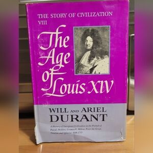 VTG 1963 HCDJ The Age of Louis XIV by Will Durant Vol. VIII, 2nd printing